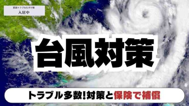 沖縄の台風対策をまとめた記事のサムネイル画像。